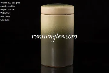 250g Ceramic material Tea Canister Ceramic