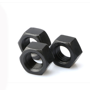 Black ASTM A194 2H Heavy hex nut