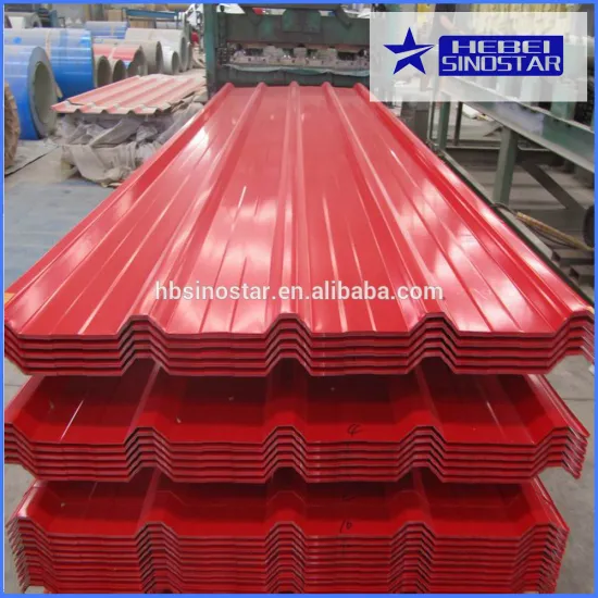 PPGI coils pre-painted corrugated steel sheet ppgi roofing sheet 0.27 mm thick