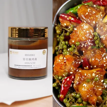 Chicken paste with green sichuan pepper
