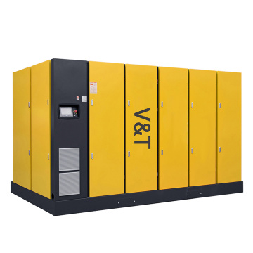 Compressore dell&#39;aria rotante a vite a 2 stadi da 110kW