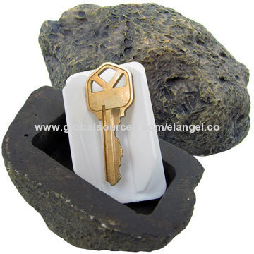 Hide-a-key Realistic Rock Key Holder, to Store Your Keys Securely