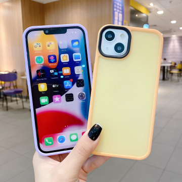 Skin Skin Sent Feel Mobile PC + TPU Telefono per iPhone 12, 13, 14 Pro