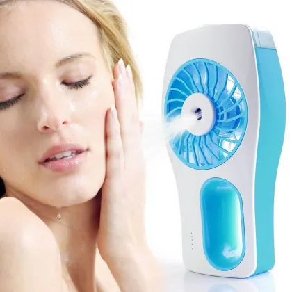 Rechargeable Battery Portable Misty Cooling Fan for Outdoor