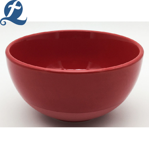 Dinnerware solid color smooth surfece ceramic bowl