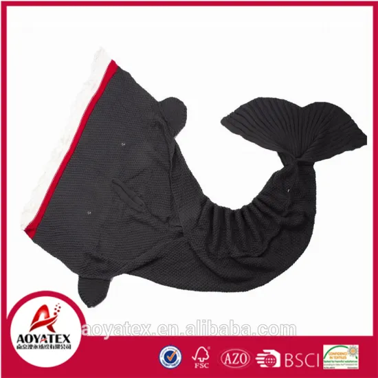 Promotion Blanket Mermaid Tail Crocheted Mermaid Tail Blanket With Gift