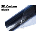 Enveloppe de vinyle de fibre de carbone brillant 5D