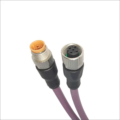 DeviceNet cable M12 A-code DIN connector