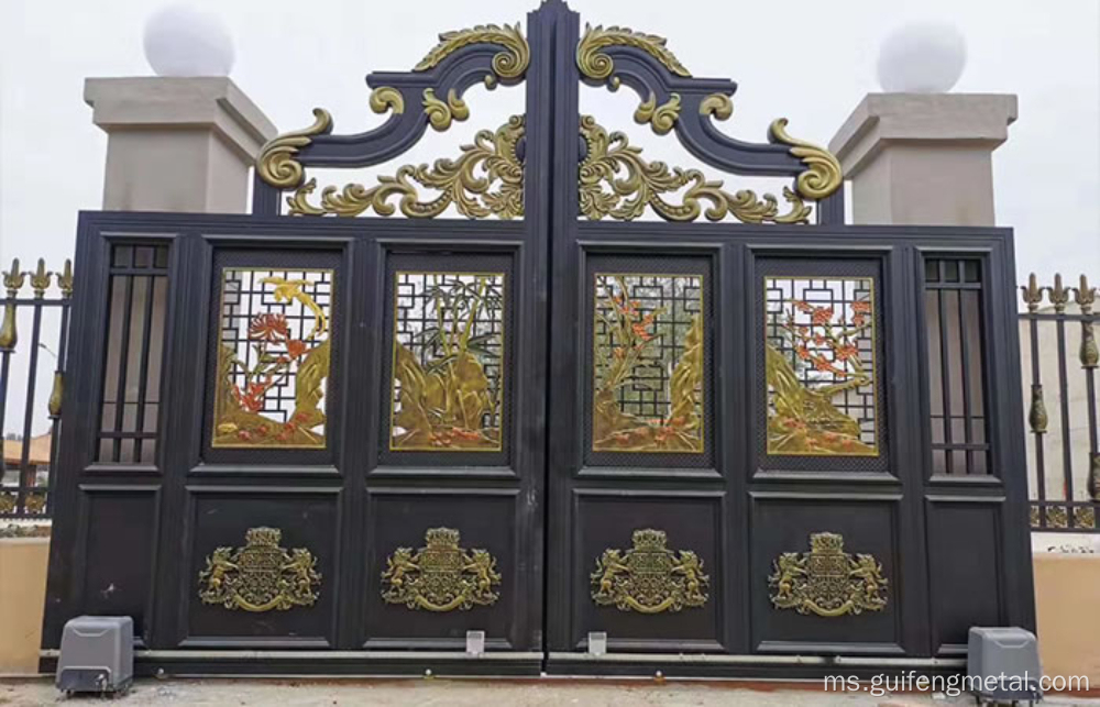 Villa Garden Manor Art Modeling Aluminium Alloy Door