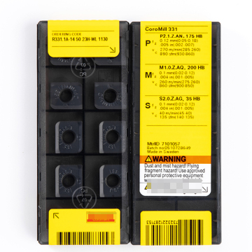 High Accuracy Milling Carbide Inserts R331.1A-14 50 23H-WL1130 - EAN 7323221287153 Hot Sales