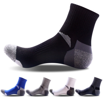 2020 NEW 5Pairs/Lot Breathable Business Casual Cotton Men Crew Socks High Quality Brand Black Sport Socks Male Size 40-45