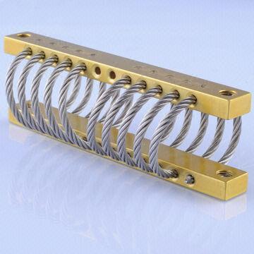 Special electrical component wire rope isolator for vibration isolation of computers