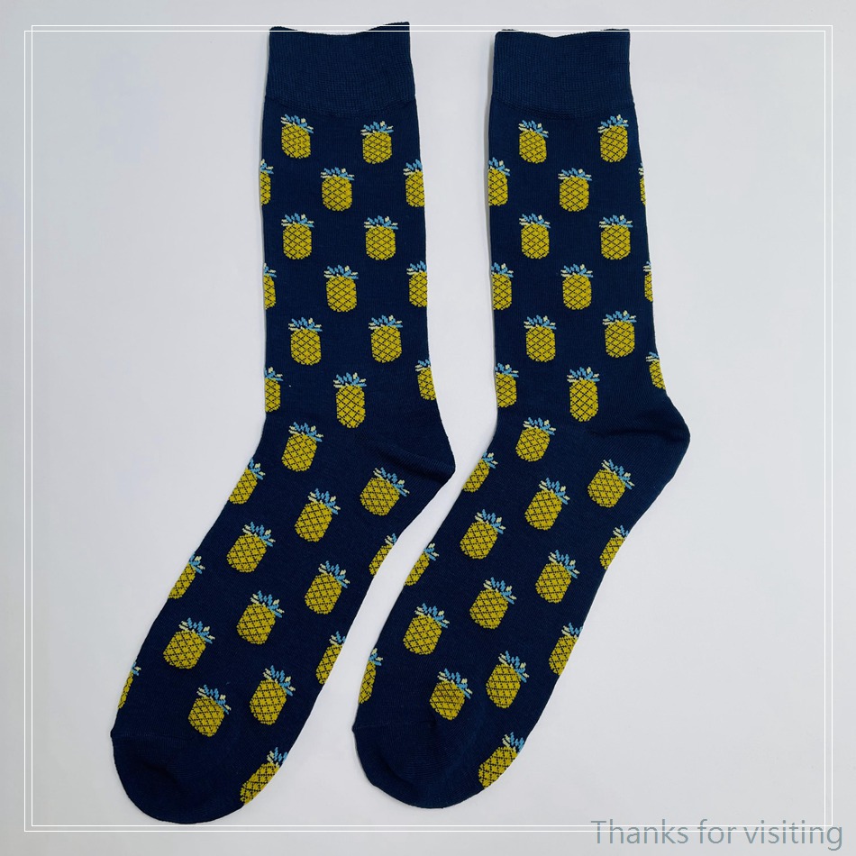 Customized 5pk mens cotton sock