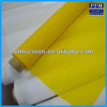 yellow polyester screen print fabric