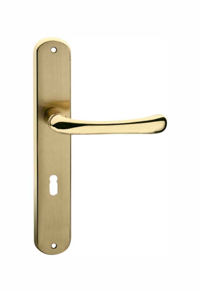 The lastest luxury door aluminum handle on plate