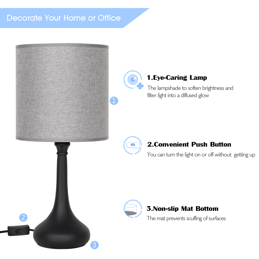 Nightstand Table Lamp