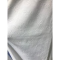 Witte 3D-reliëf microfiber stoffen