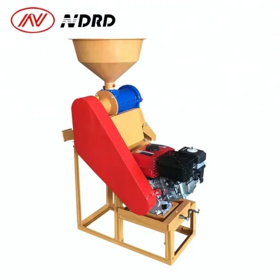 NDRD mobile Large Capacity Small Rice Milling Machine