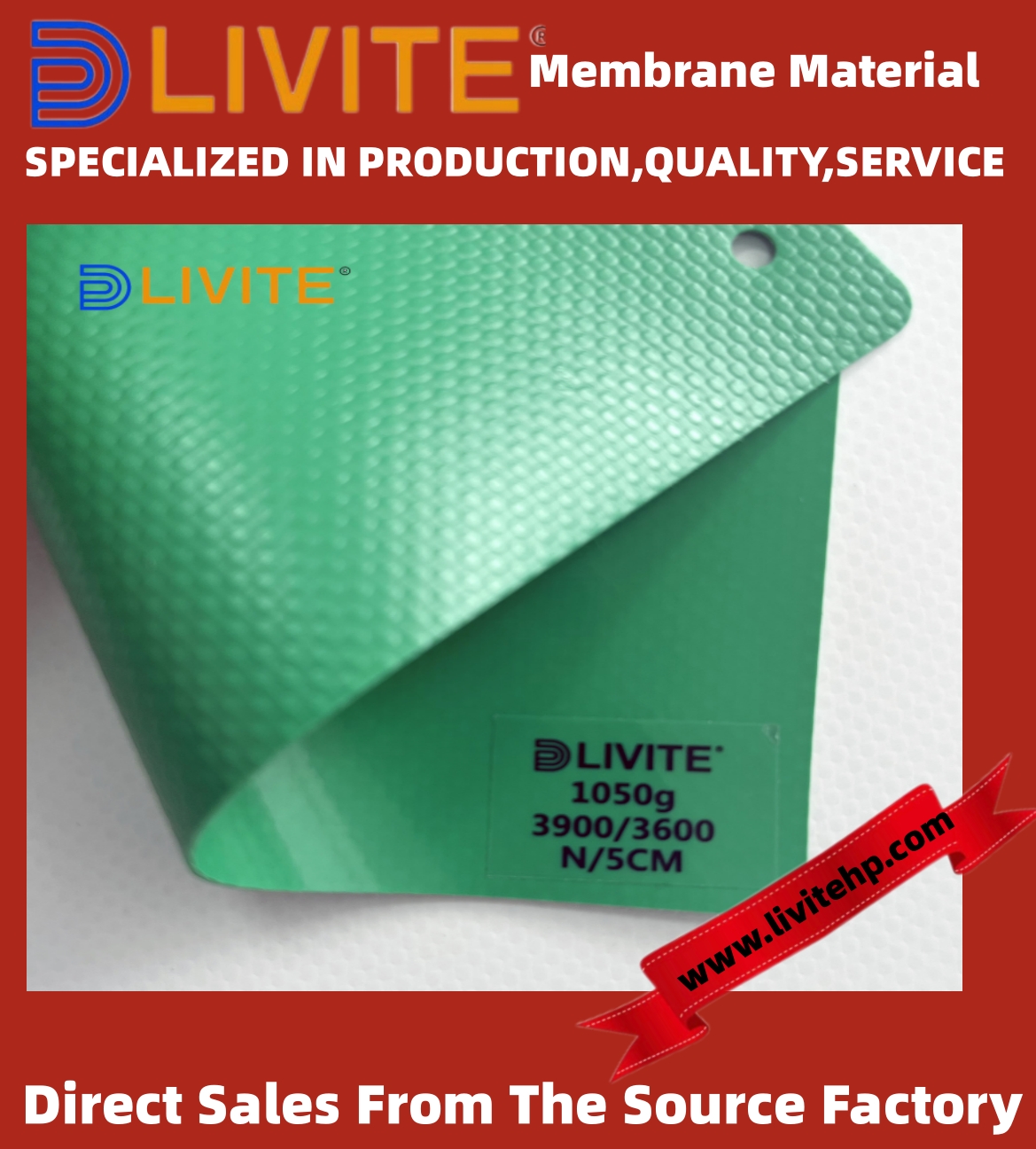 Livite 1600GSM PVC Fabric Architecture Material