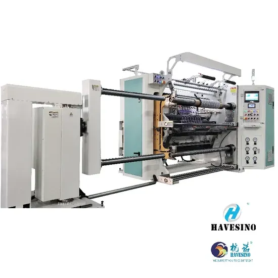 Automatic Cutting BOPP PE PVC Film Foil Paper Fabric Roll Cutter Slitter Rewinder Machine