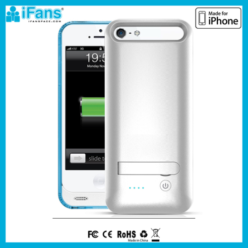 Hot sale MFI Approved 2400mAh Charger Case For iphone 5 5s