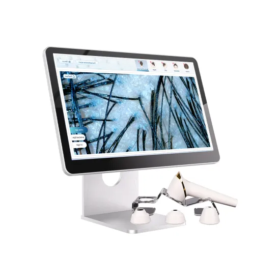 Professional OEM UV Light Facial Care and Hair Scalp Analysis Machine: Portable Digital Camera with Skin Detector and Face Analyzer