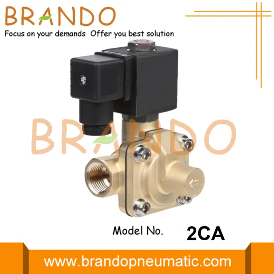 Anti Water Hammer Brass Solenoid Valve 3/8'' 1/2''