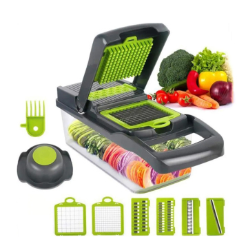 Adjustable Multi-Function Kitchen Tool: Vegetable Chopper, Cutter, Slicer, and Grater