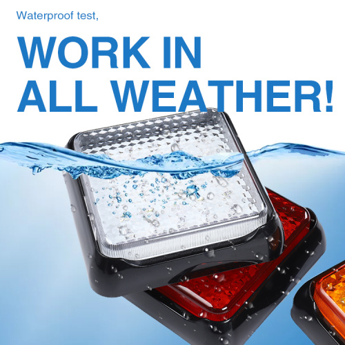 12 વી/24 25 એલઇડી સ્ટોપ સૂચક રિવર્સ પૂંછડી લાઇટ ટ્રક ટ્રેલર લેમ્પ બોટ રીઅર લાઇટ્સ