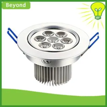 7w Can Ceiling Light, Black Ceiling Light