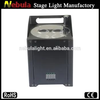 RGBWA+UV 6in1 LED /wireless light/led battery rgbwa led par light