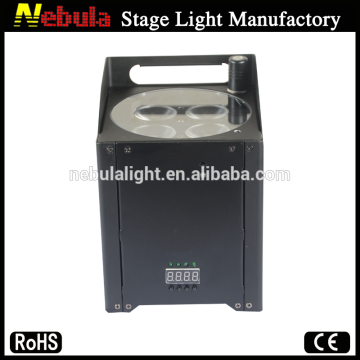 4x10w RGBW/A/UV 4/5/6in1 zoom battery powered wireless dmx strips led lights /led battery uplight