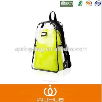 with 25 years experience years jelly transparent waterproof backpack for summer