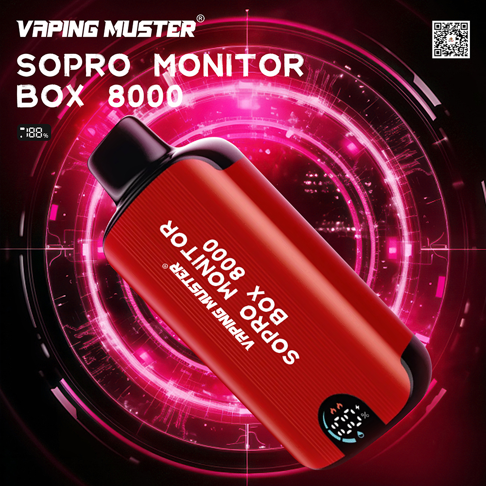 Sopro Monitor Box Vape 8000 Puffs