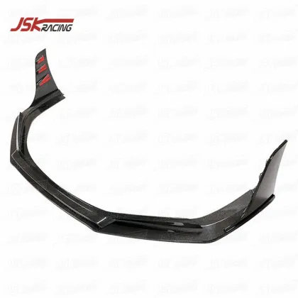 JSK-1 Style Carbon Fiber Front Lip Spoiler for 2015-2018 Porsche Carrera 911 991.2 Carrera GTS