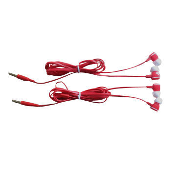 Wired earphones with 3.5 mm plug used for MP3/mobile phones/computers