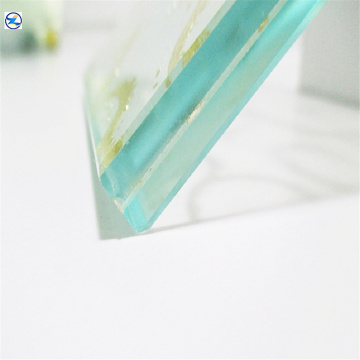 11,52 mm de vidro laminado transparente colorido
