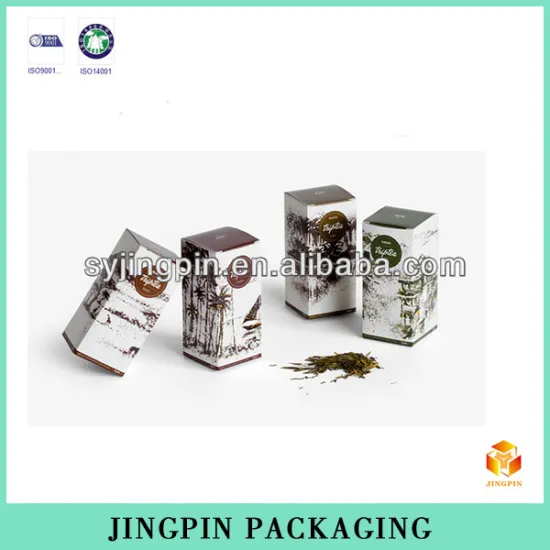 customized tea paper box with printing and matte