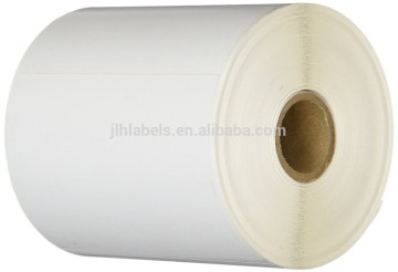 500 per Roll 4x3 Direct Thermal Labels Zebra 2844 White, Roll, Permanent Adhesive, Perforations Between Labels