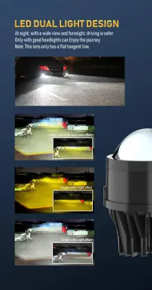 Factory Direct Customization Projector Lens LED BILED Projector 3 Inch Fog Light Projector