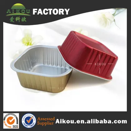 supply kitch food aluminum foil deep cheesecake casserole from factory