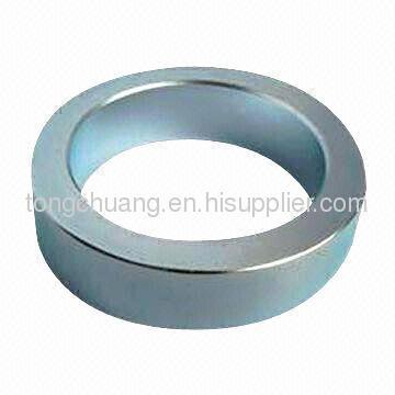 Ring-shaped Rear-earth Magnet With Zinc Coating 