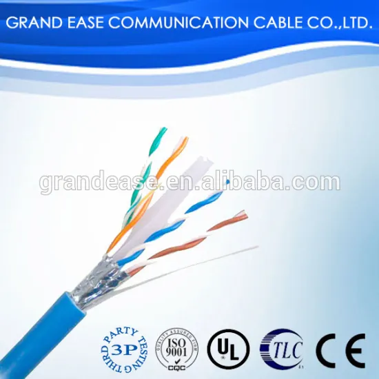 FTP/SFTP cat6 outdoor LAN cable with steel messenger