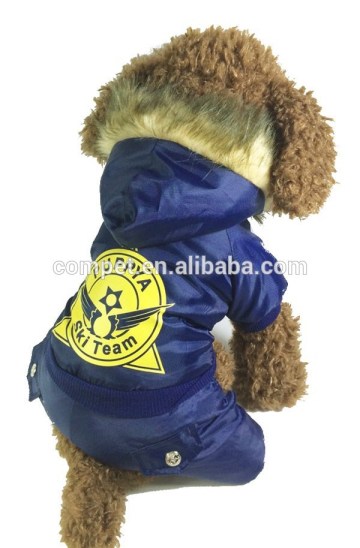 Fit for Winter Stylish the Arctic Ocean Blue Dog Skiwear Pet Apparels