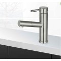 Edelstahlmixer-Badezimmer gebürstetes Pull-Out-Becken Wasserhahn