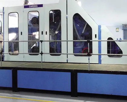 AL new design polyester fiber wadding machine