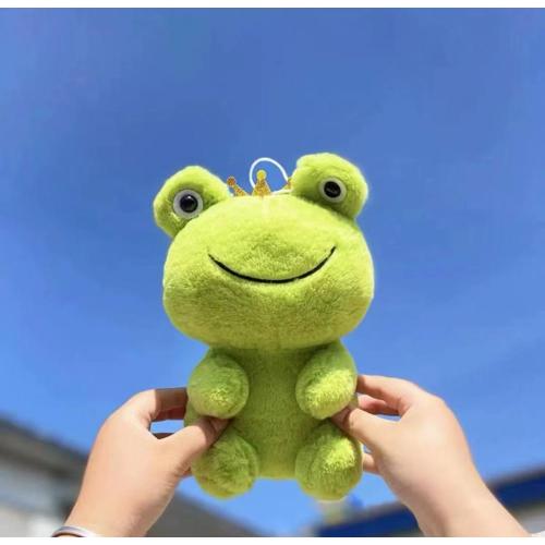 Accessorize with cute little frog stuffed animals