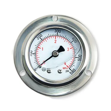 Auto pcb brc air compressor brass anti-vibration pressure gauge