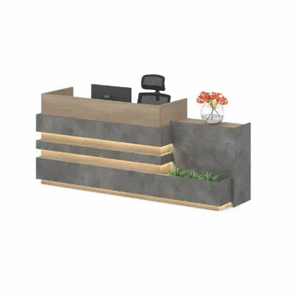 Modern Melamine Board Reception Desks