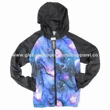 Hooded windbreaker Japanese skin-wear